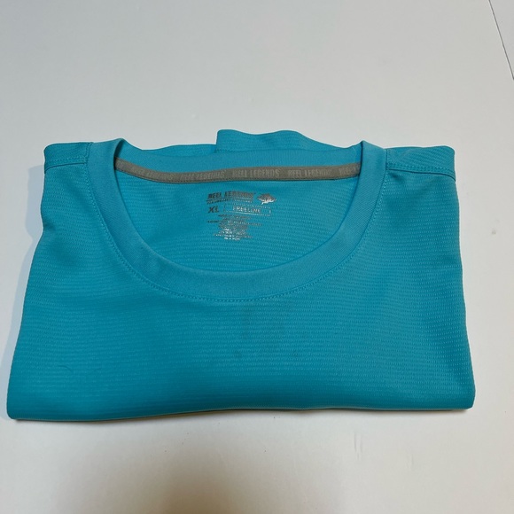 Mens Reel Legends Performance XL Short Sleeve Pullover Shirt JD - Picture 8 of 8